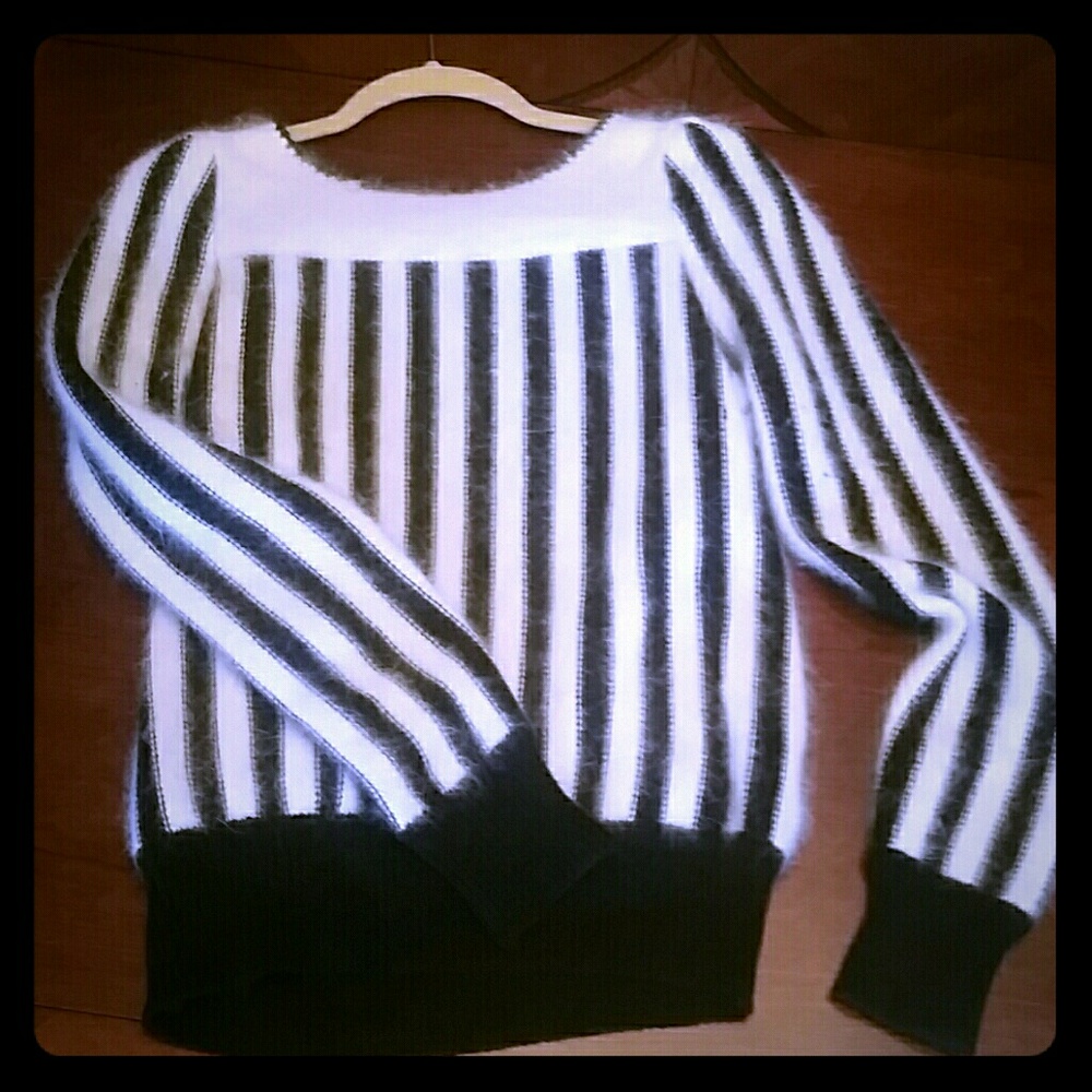 H&M fuzzy sweater